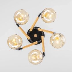 Citilux TIKA CL133151 Люстра поворотная Чёрная