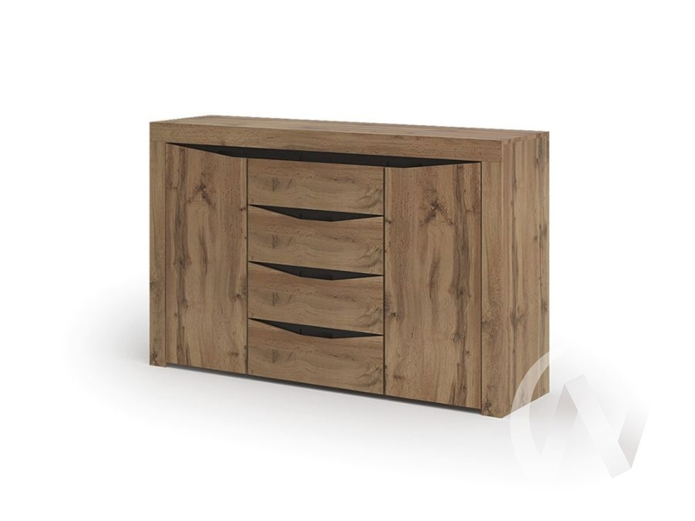 Комод 2 двери/4 ящика Спальня Паола КМ 702