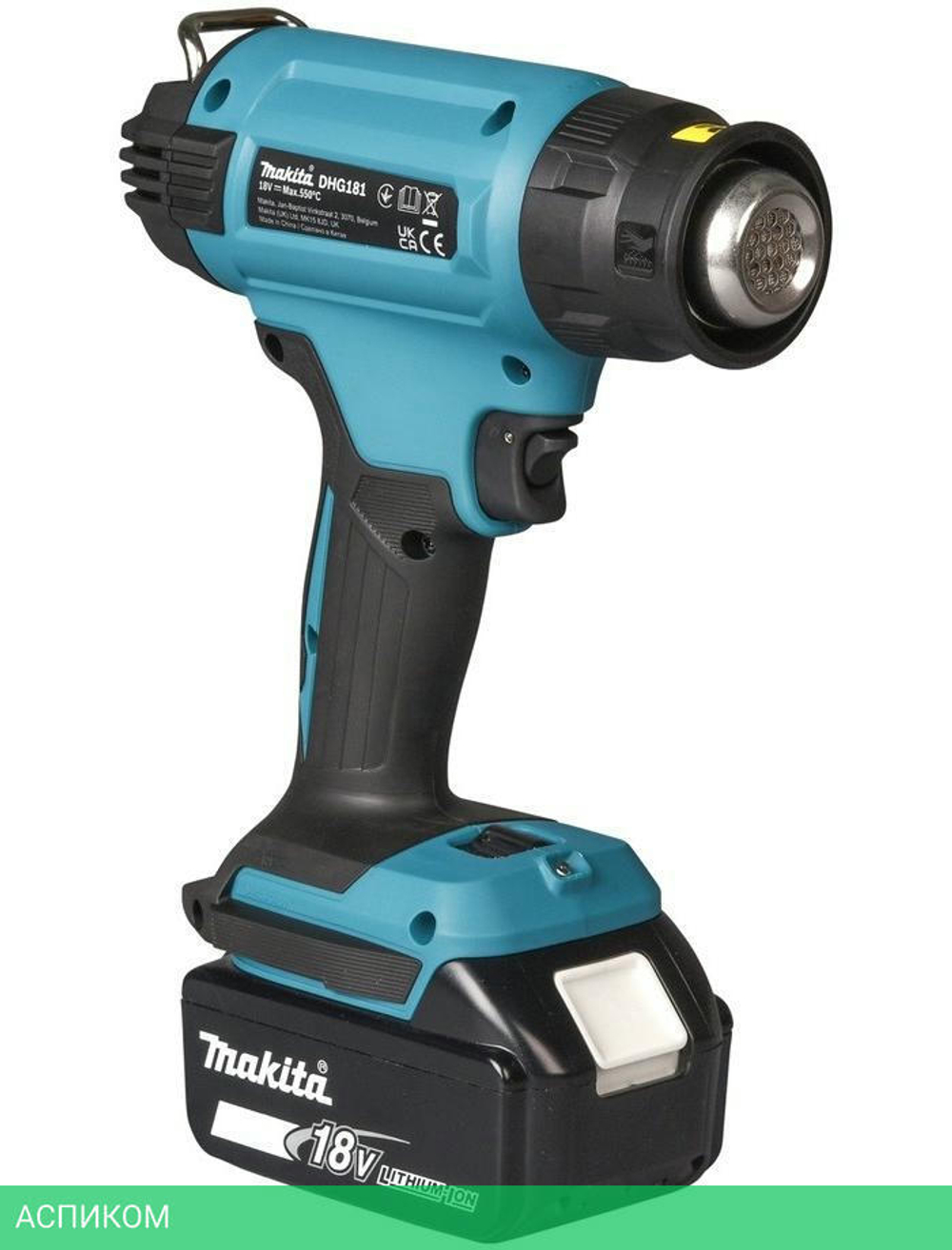 Промышленный фен Makita DHG181ZK
