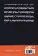 Переговоры о ценностях в творческих индустриях: Ярмарки, фестивали и конкурсы