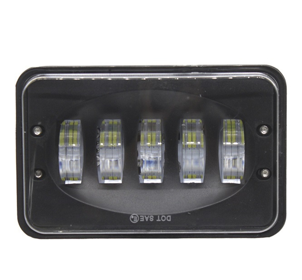 Прожектор LED-СТГ -прямоуг 50W (168*120*78) 5Lens (Д,Б) 9-36v  5IN-50W-HL