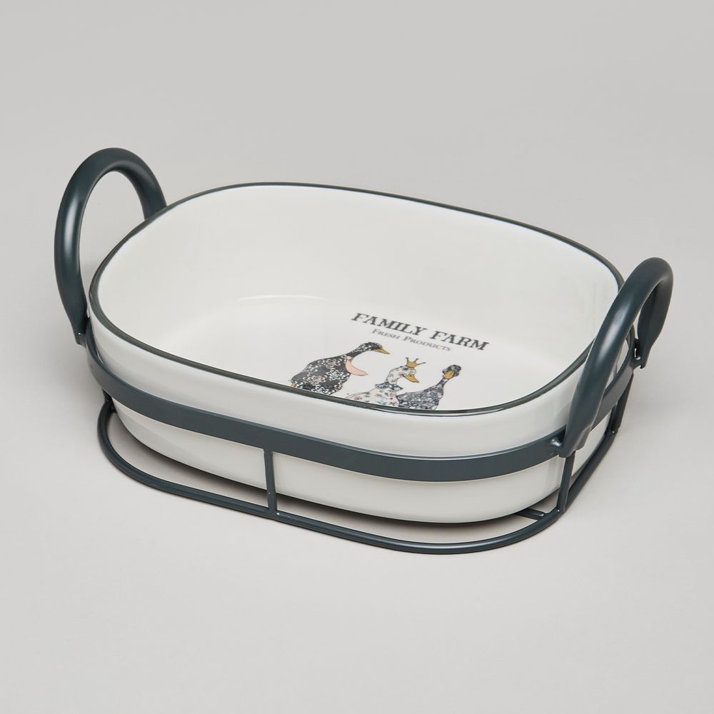 ФОРМА НА МЕТАЛ.ПОДСТАВКЕ LEFARD "FAMILY FARM" 25*15,5*9 CM