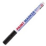 Маркер-краска лаковый (paint marker) 2 мм черный нитро-основа алюминиевый корпус BRAUBERG PROFESSIONAL PLUS (12 штук в упаковке)