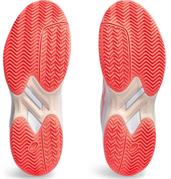 Женские теннисные кроссовки Asics Gel-Game 9 Clay/OC - white/sun coral