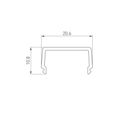 Экран ARH-WIDE-B-H20-2000 Square Opal-PM (Arlight, Пластик) 016639