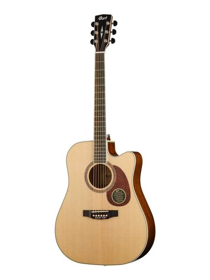 Cort MR730FX-NAT-WBAG MR Series - электро-акустическая гитара, цвет натуральный, чехол
