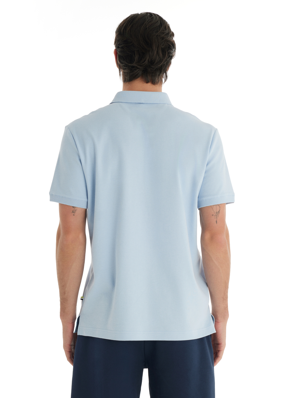 Футболка поло мужское Loungewear Tops голубой