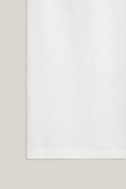 Massimo Dutti Прямая юбка-миди из смесовой льняной ткани - Limited Edition, белый