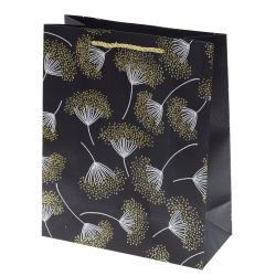 GAEM Пакет подарочный M (бумага 210г/м2, блок 12шт), L26 W12 H32 см, 4в.