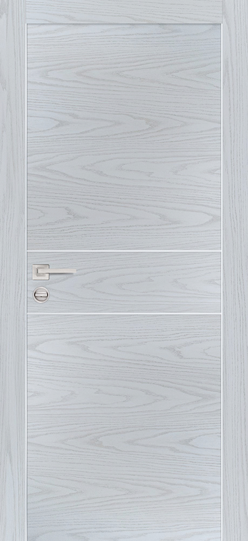 Дверь PX-15 AL кромка с 2-х ст. / Цвет Дуб скай серый / Двери PROFILO PORTE