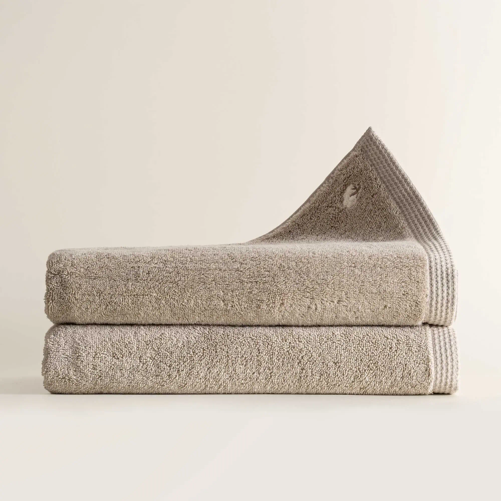Полотенце из органического хлопка Pure Cotton 80х150 бежевый