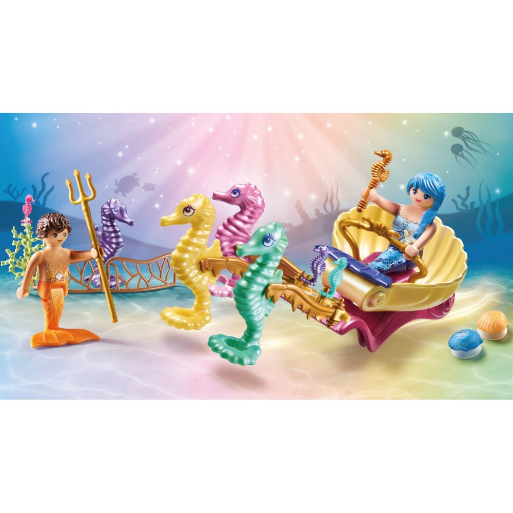 Playmobil - Принцесса Магия Подводные жители с каретой морского конька 71500 / артикул   71500  / GTIN 4008789715005