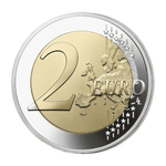 2 евро XXXIII летние Олимпийские игры 2024 г.