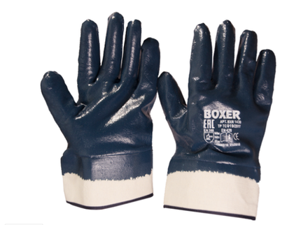 Перчатки с нитриловым порытием краги обливные BOXER BXR1430