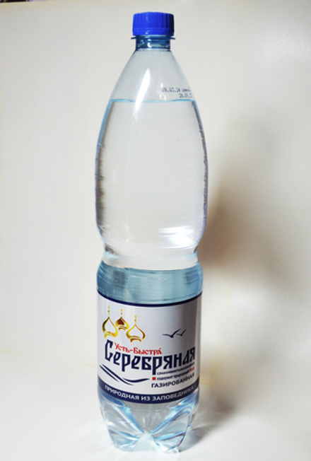 Вода серебряная природная газированная 1,5 л.