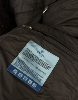 Куртка длинная Canali классическая мех