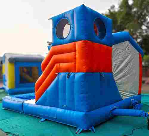 Надувная водная горка «Звезда» с бассейном, 5*4,5*3,5 м