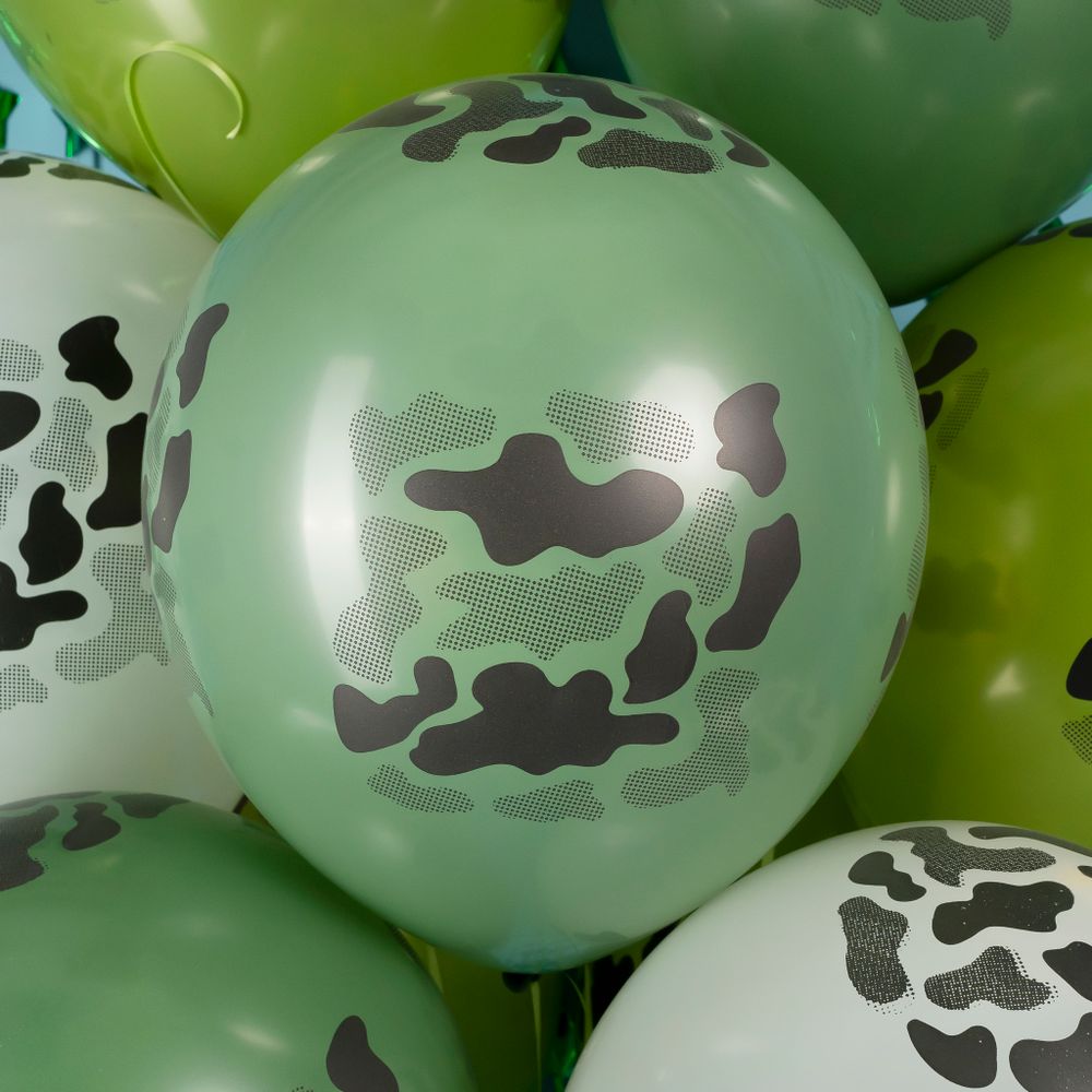 Шар (12''/30 см) Камуфляж, Ассорти, пастель, 5 ст, 25 шт.