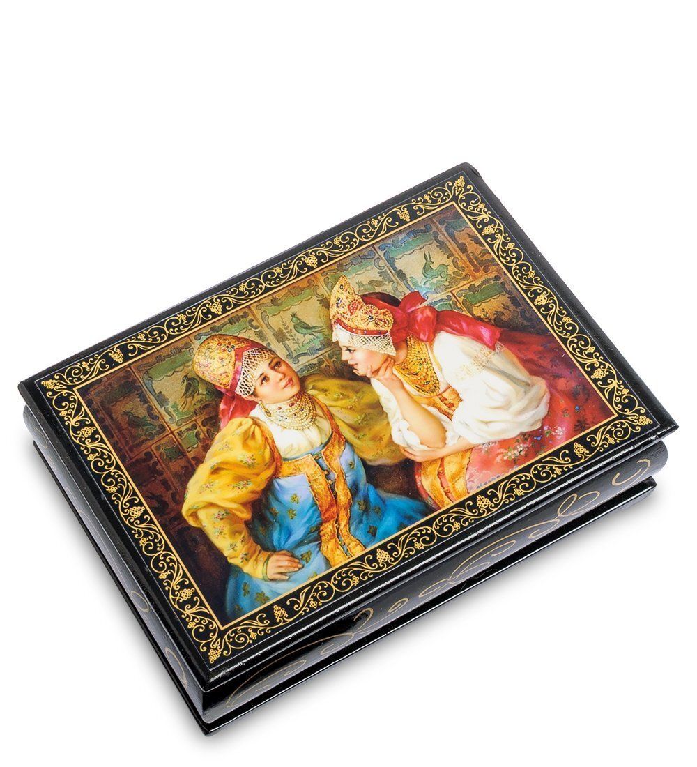 Народные промыслы ШК-11/ 3-H Шкатулка в технике декупаж (10х14х4)