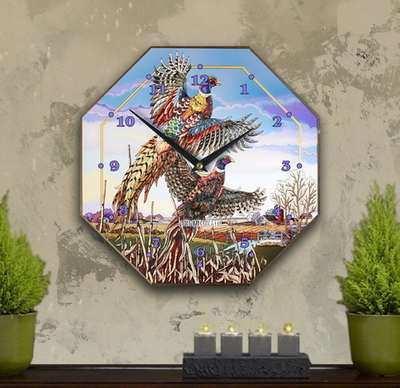 Настенные часы Фазаны Декор для дома, подарок