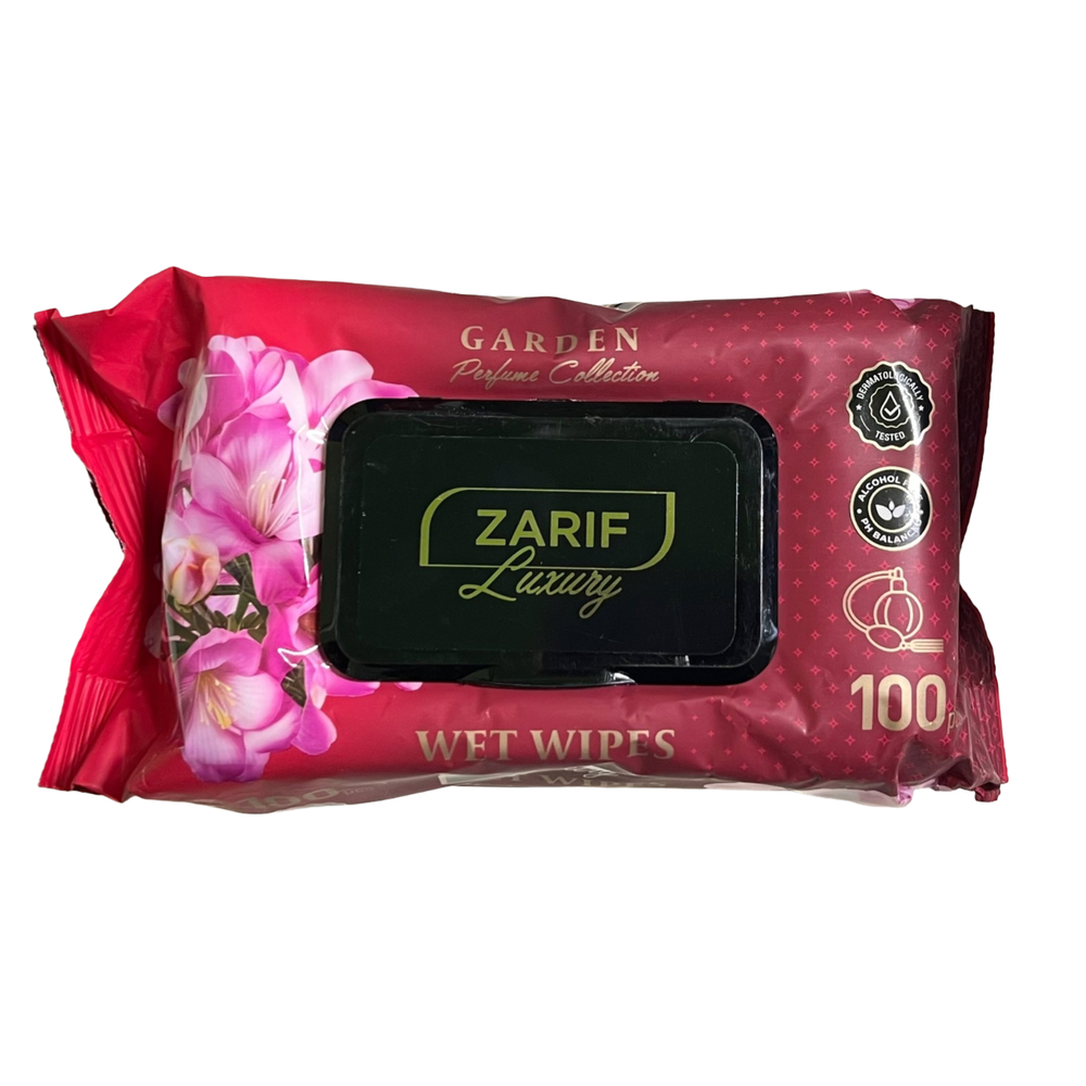 Влажные салфетки "Зариф" красн. 120шт