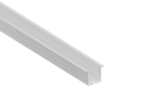 Врезной алюминиевый профиль,  47,2х35х3000. Цвет: белый ,Серия:DN8ALE