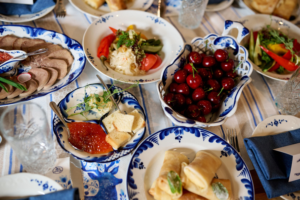 Праздник в стиле Гжель