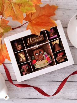 Набор из шоколада "Любимому учителю" #6 / Конфеты ручной работы