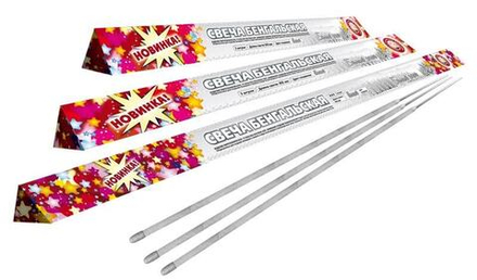 Бенгальская свеча 300 мм "Белый снег"