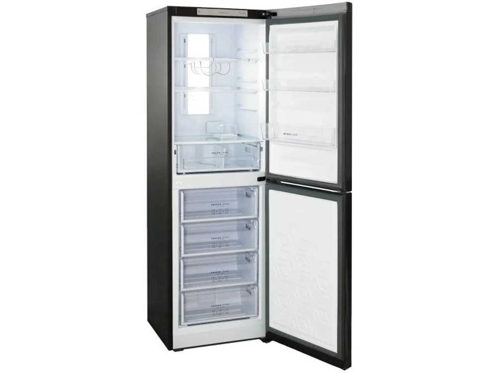 Холодильник двухкамерный Бирюса B-940NF черная сталь