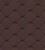 Гибкая черепица Docke PREMIUM Двухслойная "Ницца" Какао 2,9м2