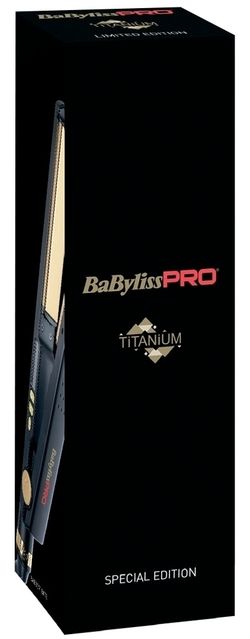 Профессиональный выпрямитель для волос BaByliss PRO Titanium Ionic Straightener Black BAB3091BKTE