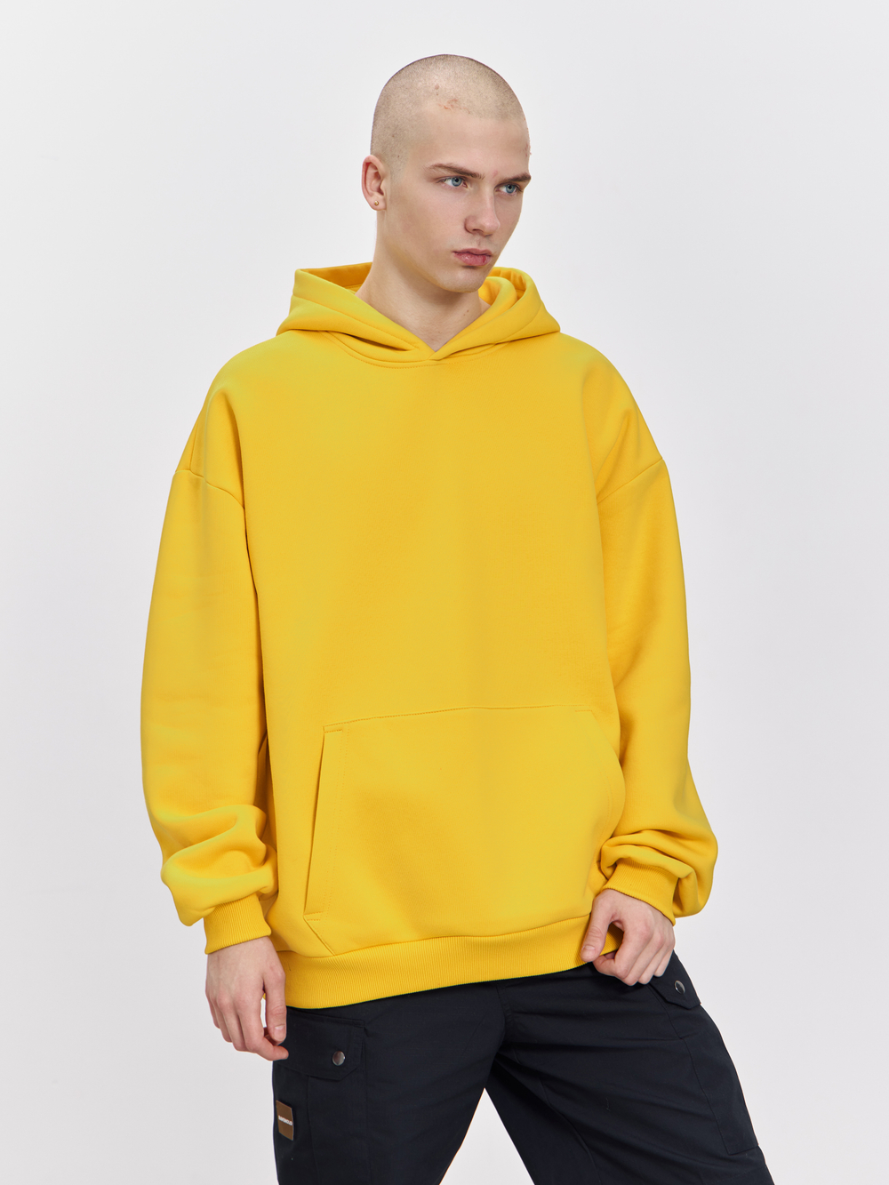 Худи с начесом (желтый)