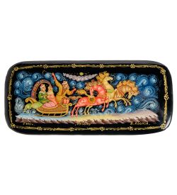 Народные промыслы ШК-16/21 Шкатулка «Тройка» - Вариант A