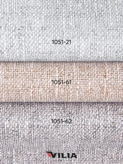 Обои виниловые флизелиновые Мешковина бежевая, метровые, для коридора (VILIA, 1015-61)