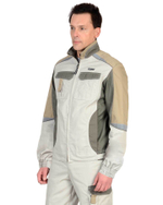 Костюм СИРИУС-КАСПИЙ куртка, п/к, молочный с оливой, песочным и СОП