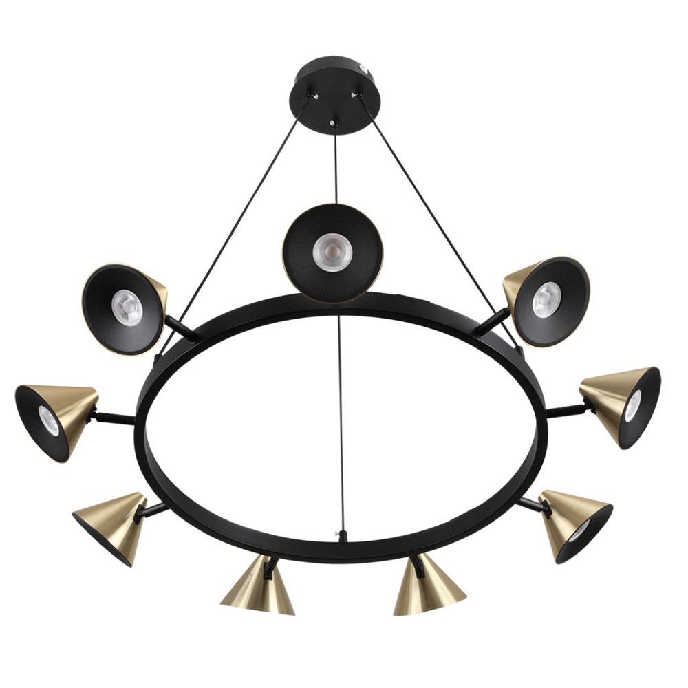 8233/9 LN Светильник GU10 9*7Вт 220В IP20 COMFI