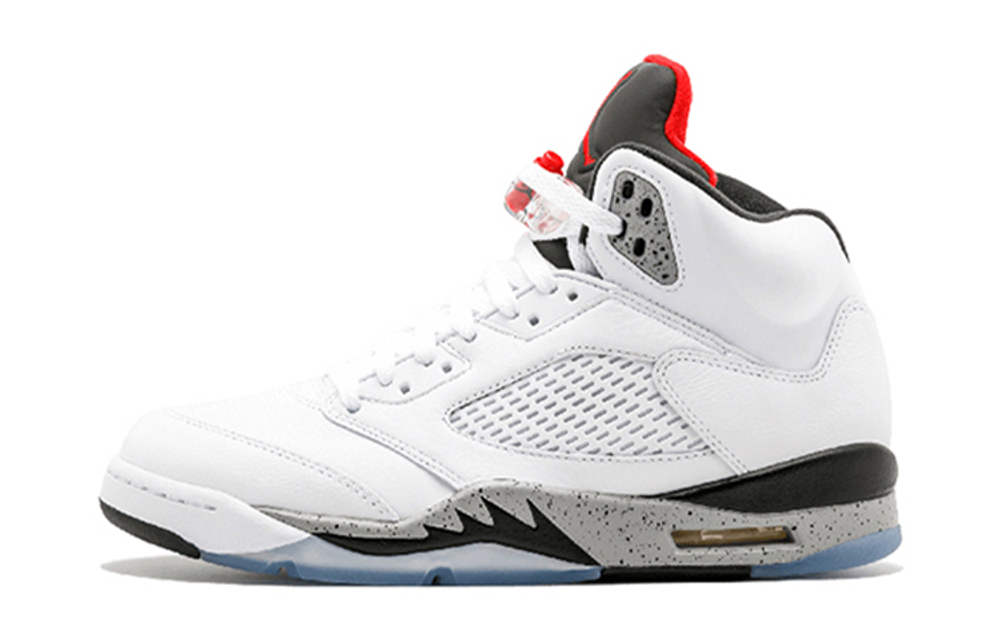 Кроссовки Jordan Air Jordan 5 Retro White Cement (Женская размерная сетка)