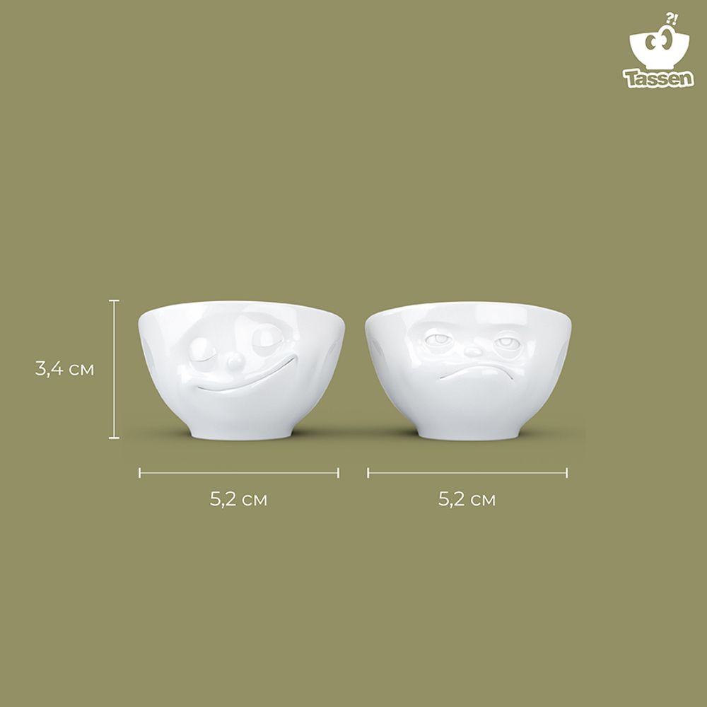 Набор подставок для яиц Happy & HMPFF, белый, 2 шт.