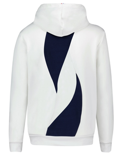 Мужская теннисная кофта Le Coq Sportif SAISON 1 Hoody N°1 SS23 - белый