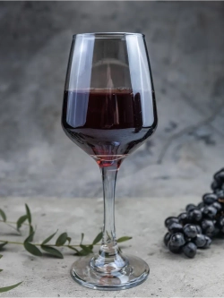 Набор бокалов для вина, 450 мл, 6 шт. Голубые