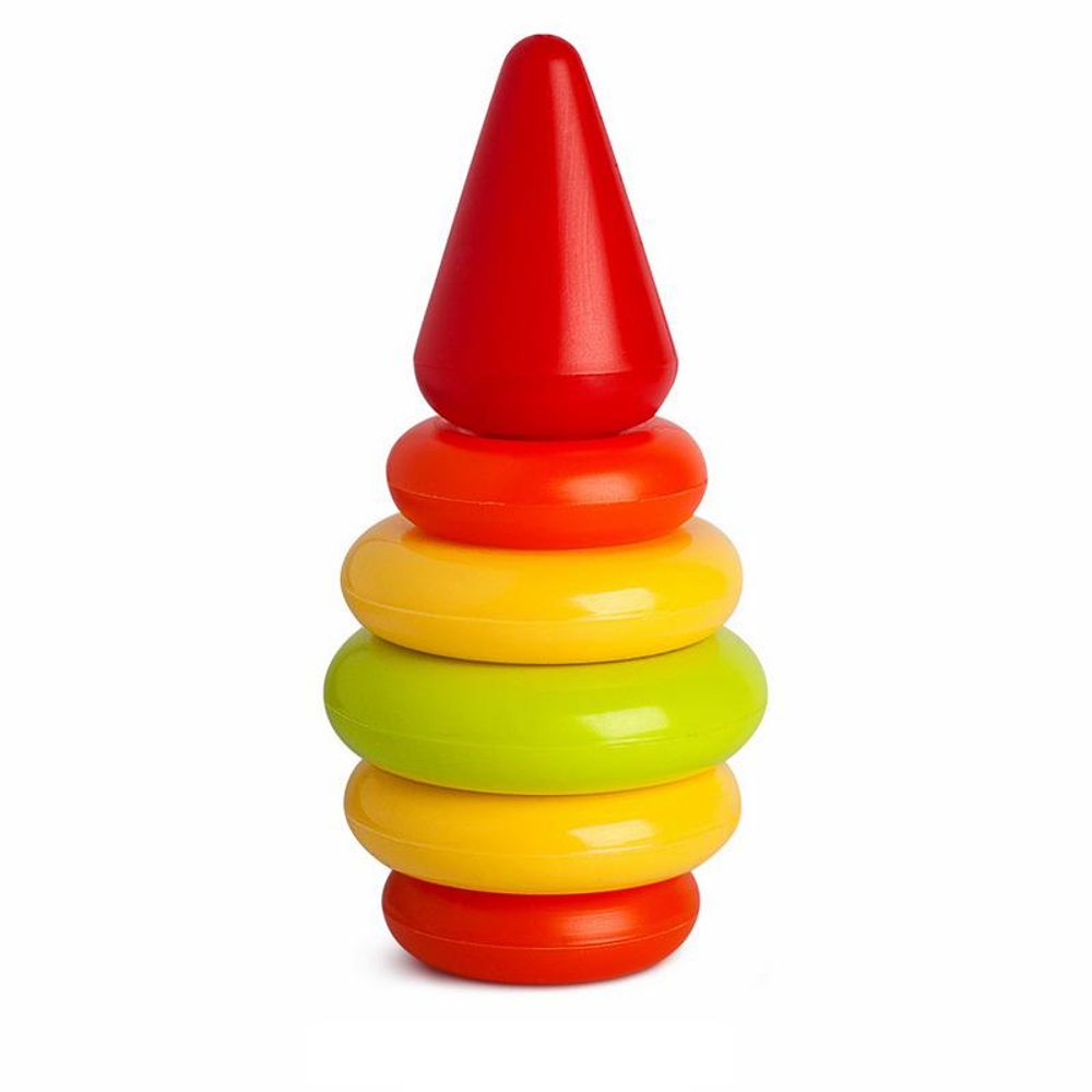 Пирамидка 7дет. 19см. в сетке "Бочечка" (Р.с.)