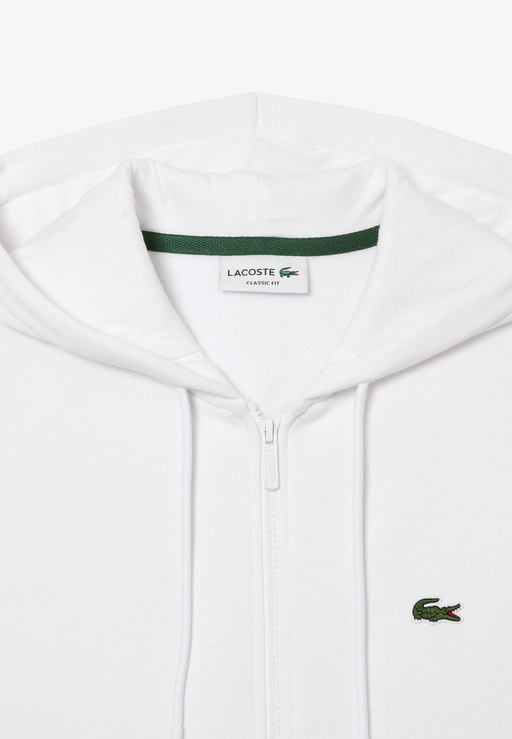 Lacoste Толстовка на молнии - Белый