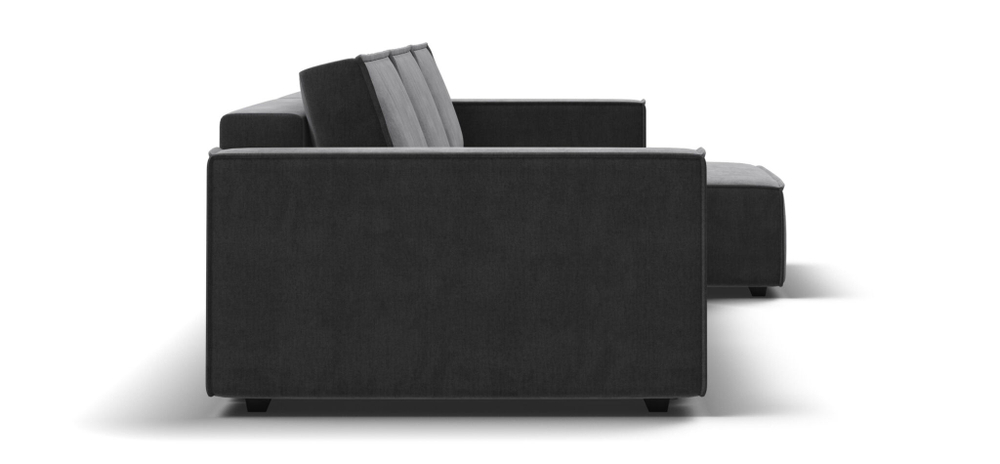 Угловой диван BOSS SOFT MODOOL MAX велюр Monolit серый