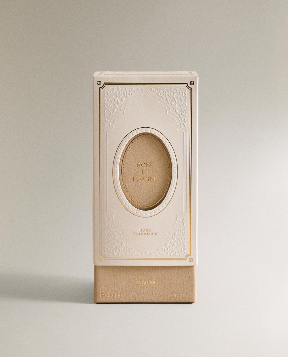Zara Home Аромадиффузор Rose et Pivoine 670 мл, тростниковые палочки микадо, аромат цветочный, Розовый