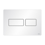 Металлическая панель смыва для унитаза TECEsolid, белая матовая 9240433