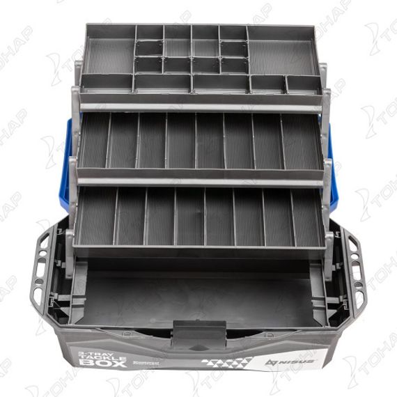 Ящик для снастей NISUS Tackle Box трехполочный синий (N-TB-3-B)
