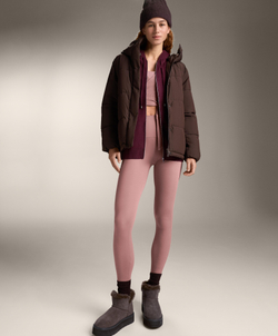 Oysho Футболка с длинными рукавами на запахе, розовый