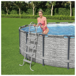 Лестница для бассейнов, высота 122 см, 58336 Bestway, без площадки