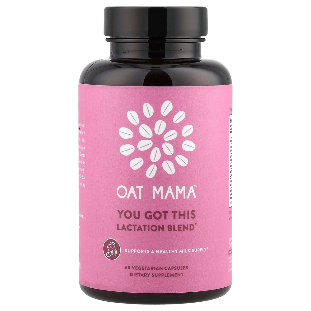 Oat Mama, You Got This, смесь для кормления грудью, 60 вегетарианских капсул